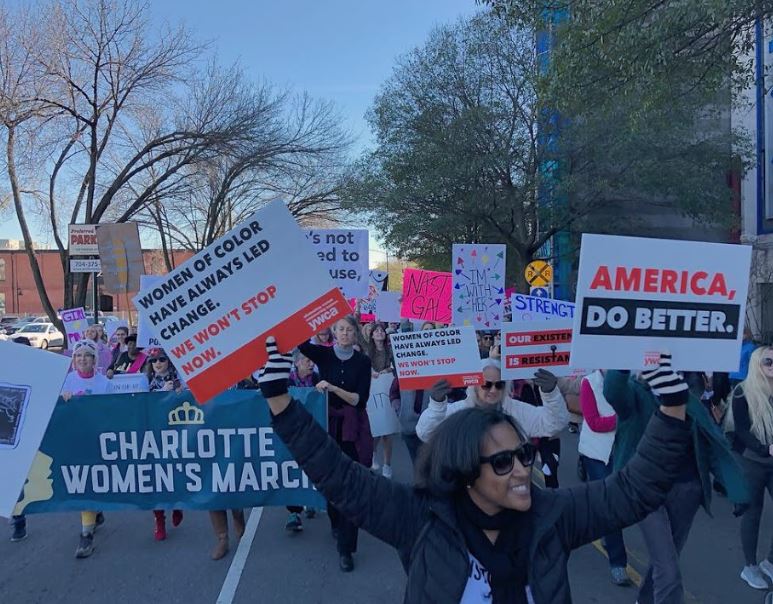 YWCA at the Charlotte Women's March