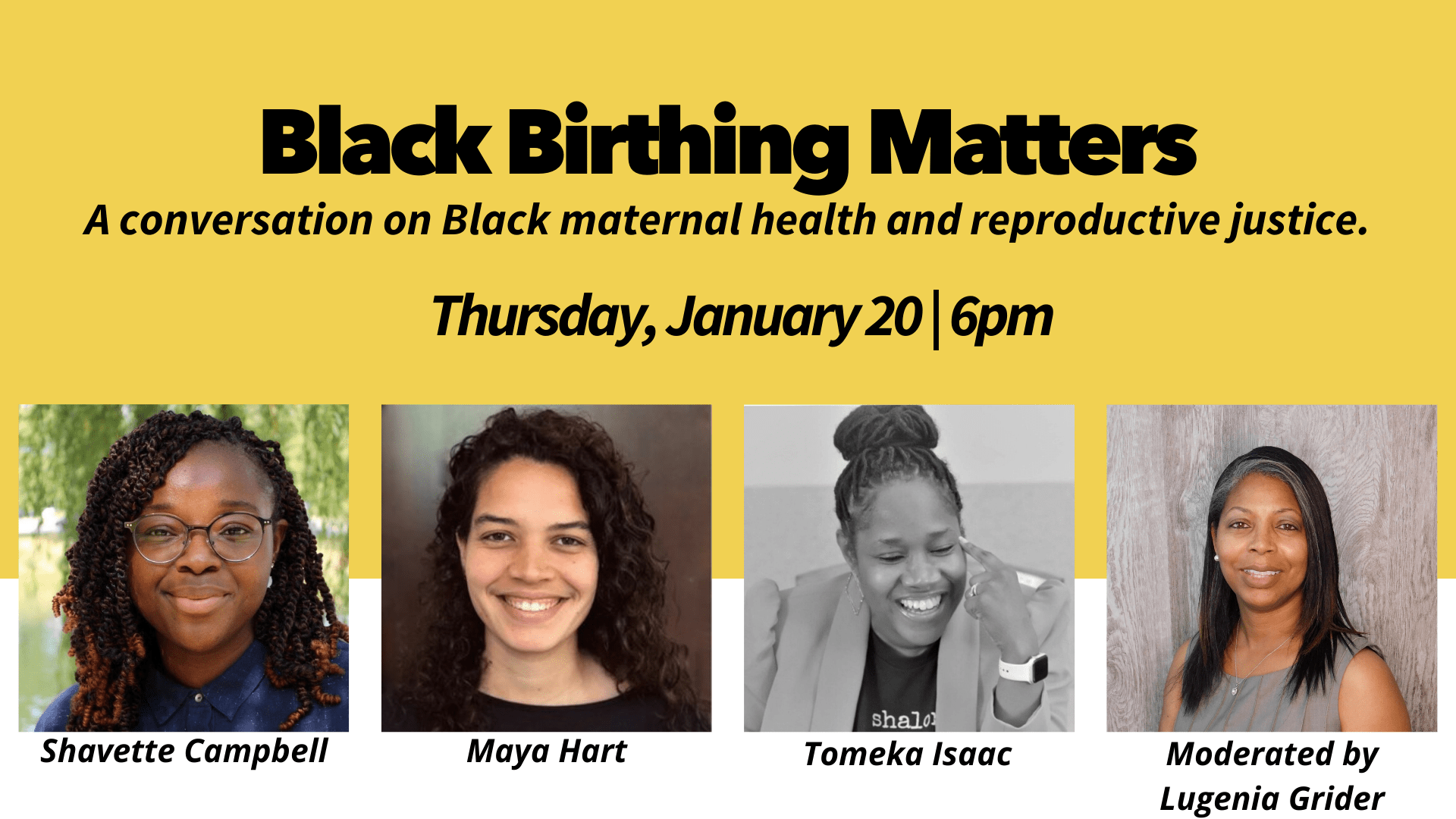 Read more about the article Meet YWCA’s ‘Black Birthing Matters’ Panelists