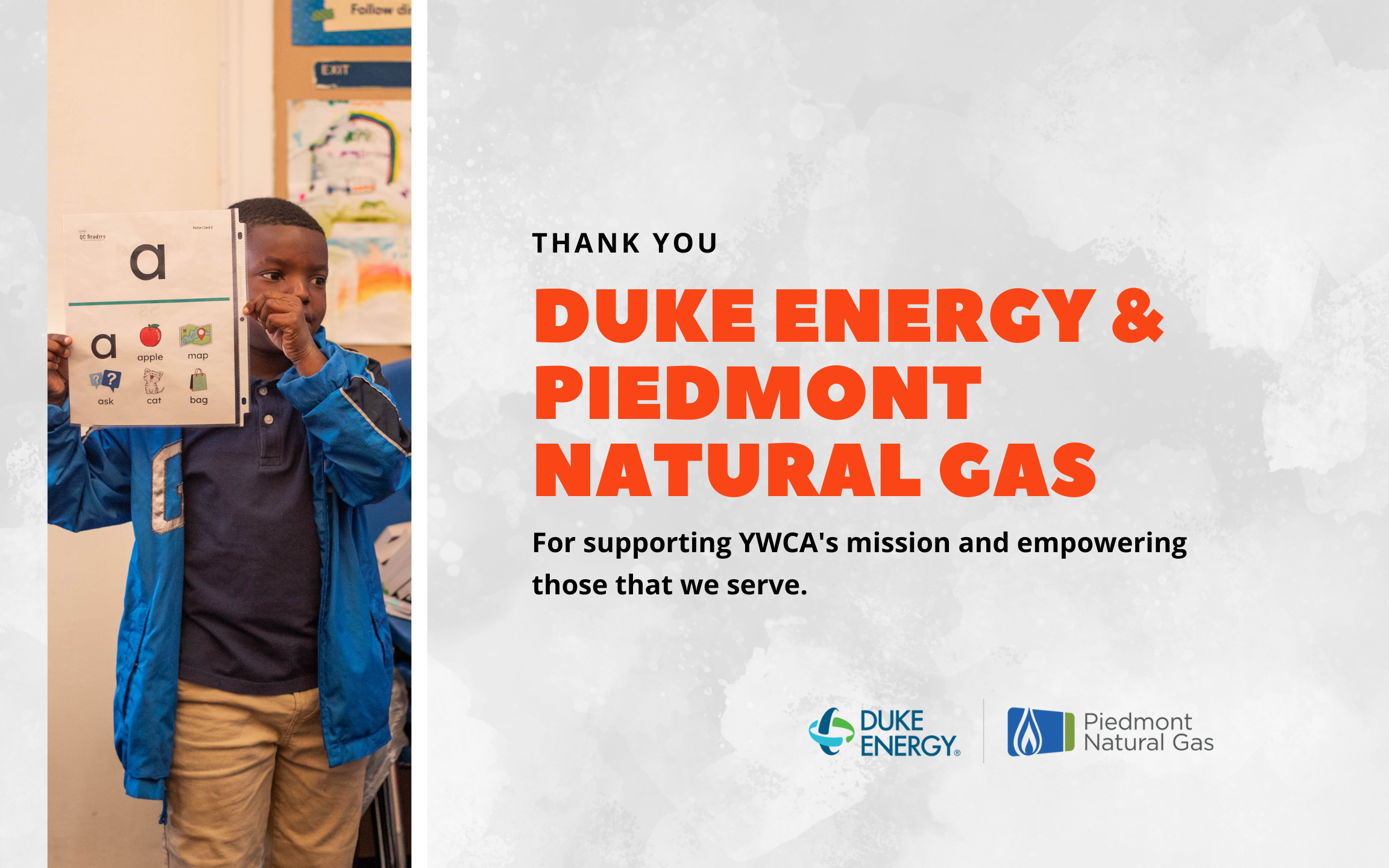 Read more about the article Duke Energy and Piedmont Natural Gas Supports YWCA’s Mission