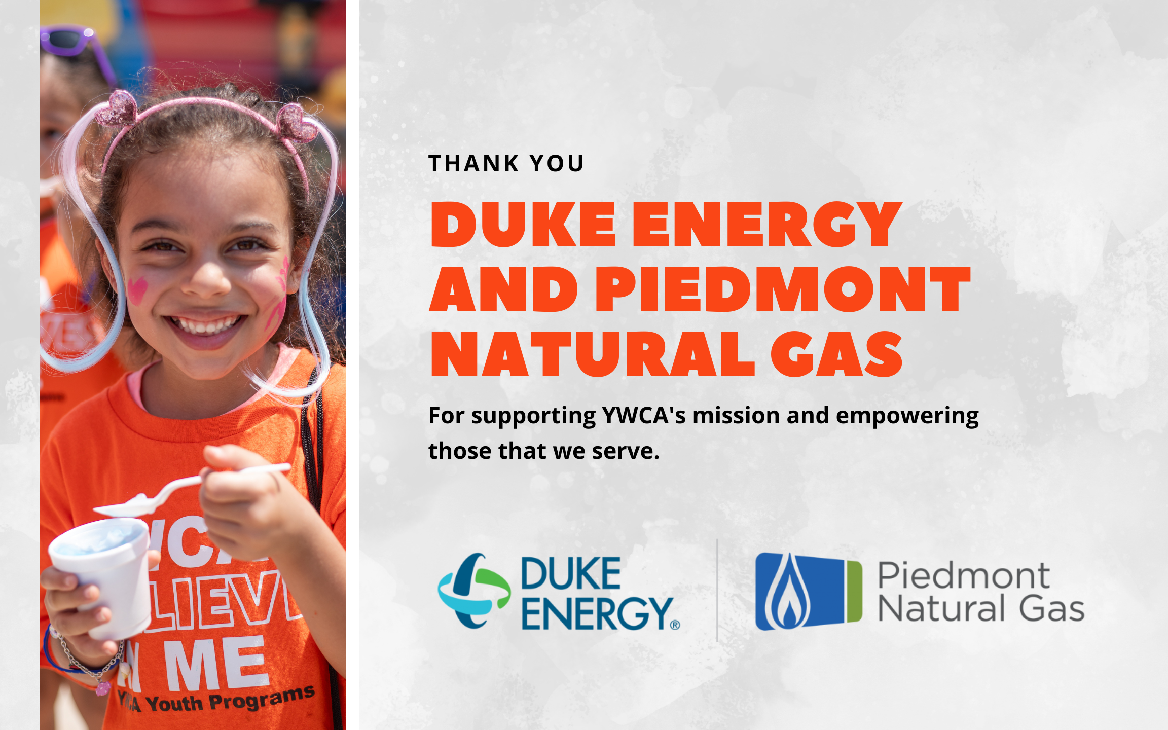 Read more about the article Duke Energy and Piedmont Natural Gas Support YWCA’s Mission